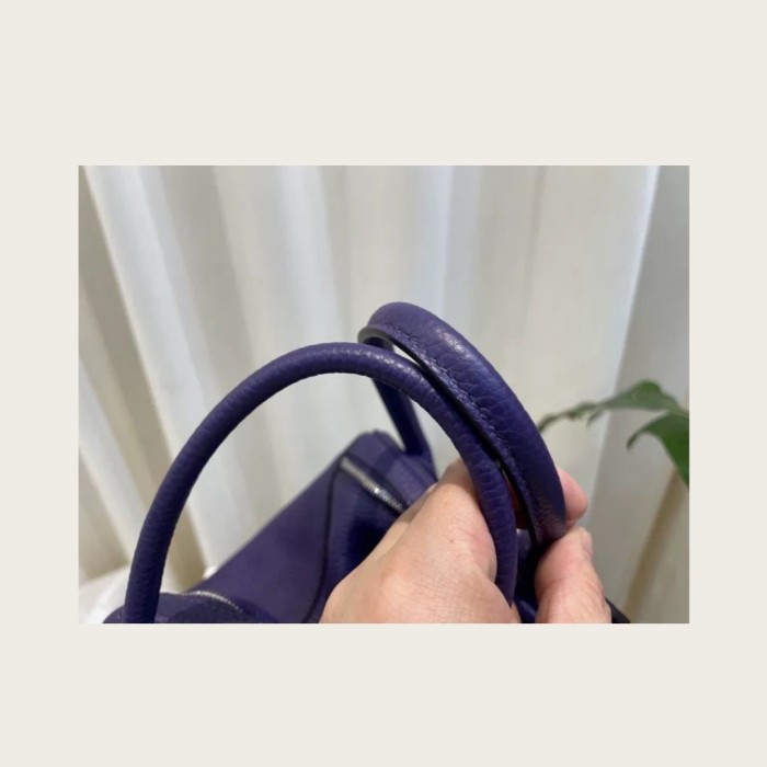 Imported Top‑Grain TC Leather Lindy Style Bag