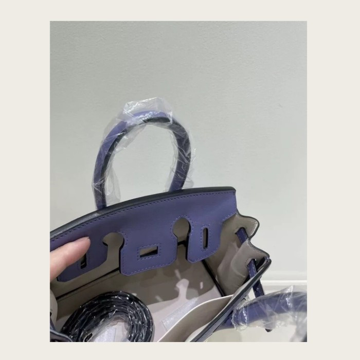 19cm Mini Swift Leather Tote Crossbody Bag