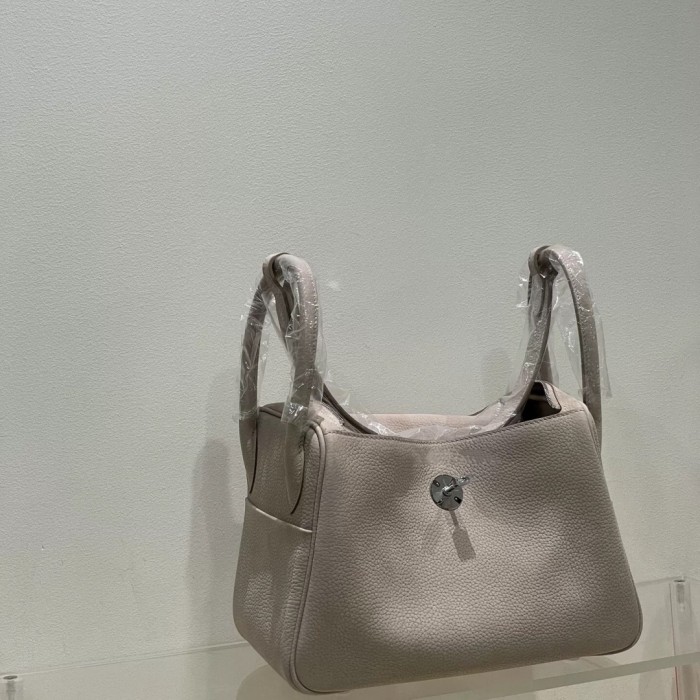 Two-Tone Deerskin Leather Hobo Bag