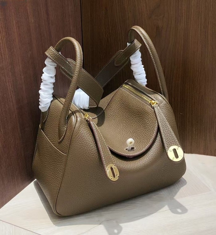 Top-Grain TC Calfskin Leather  Shoulder Bag – 26cm