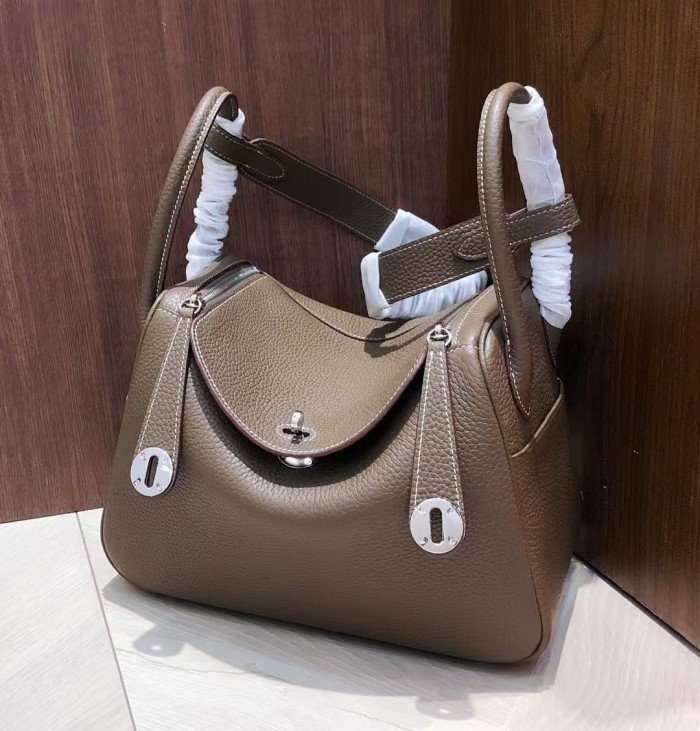 Top-Grain TC Calfskin Leather  Shoulder Bag – 26cm