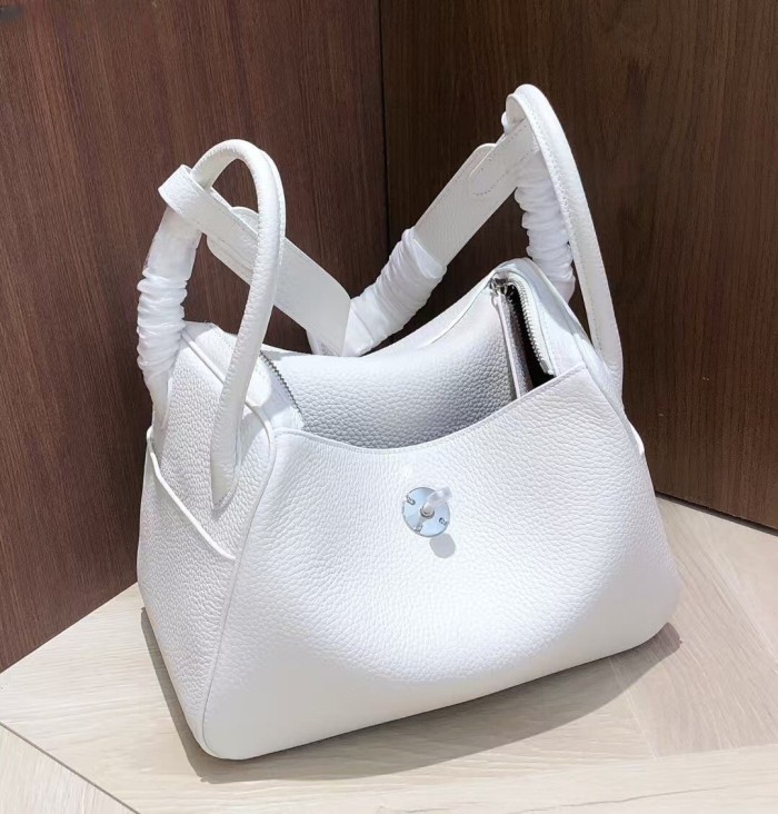Top-Grain TC Calfskin Leather  Shoulder Bag – 26cm