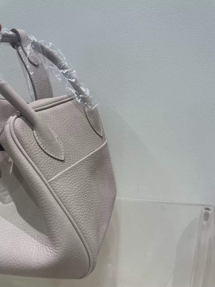 Two-Tone Deerskin Leather Hobo Bag