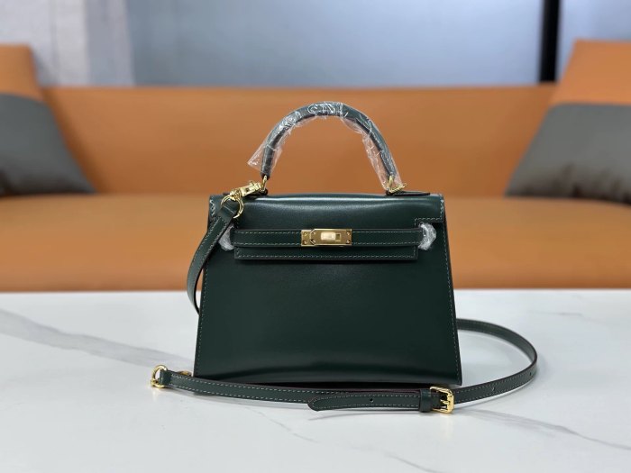Box Calfskin Leather Bag