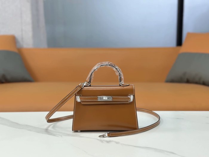 Box Calfskin Leather Bag