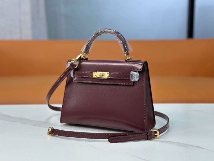 Box Calfskin Leather Bag