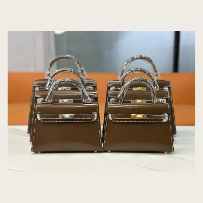 Box Calfskin Leather Bag
