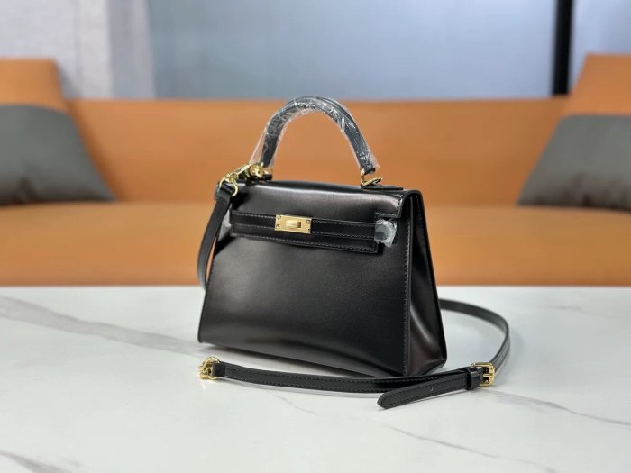 Box Calfskin Leather Bag