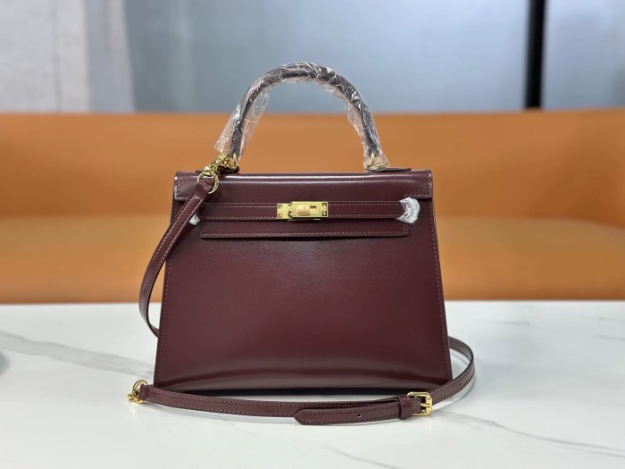 Box Calfskin Leather Bag