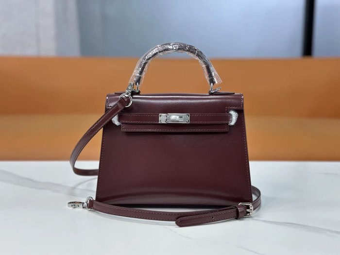 Box Calfskin Leather Bag