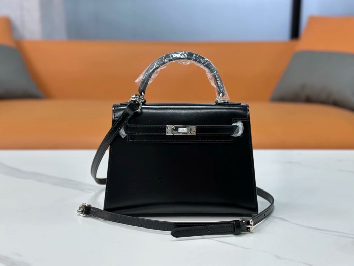 Box Calfskin Leather Bag