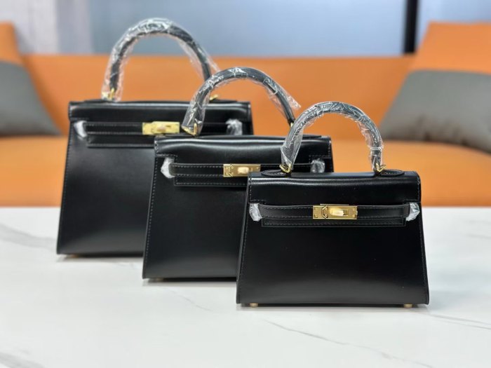 Box Calfskin Leather Bag