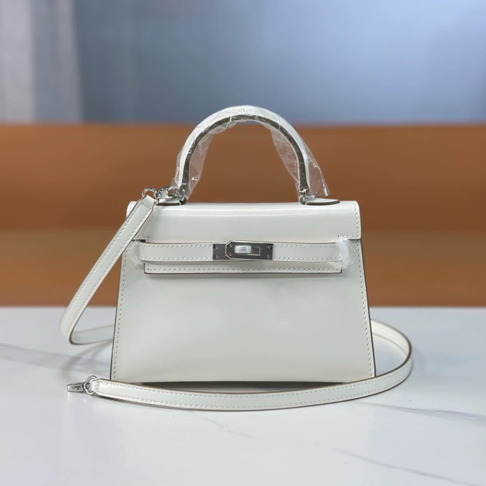 Box Calfskin Leather Bag