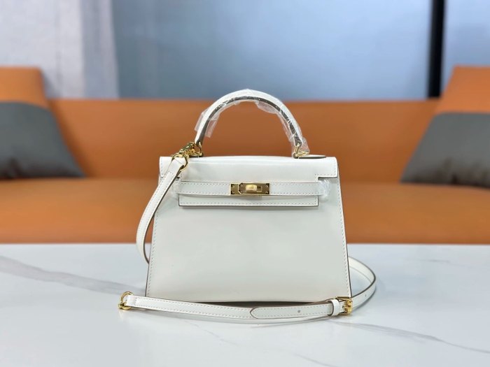 Box Calfskin Leather Bag