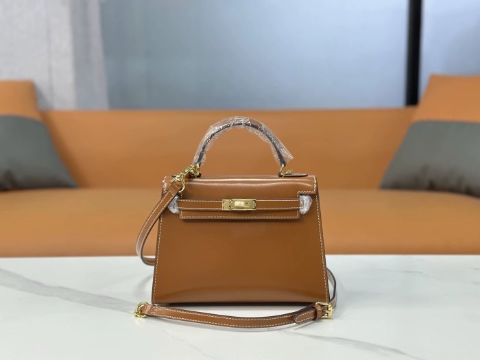 Box Calfskin Leather Bag
