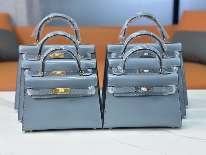 Box Calfskin Leather Bag