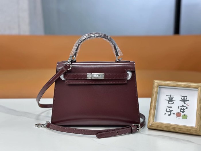 Box Calfskin Leather Bag