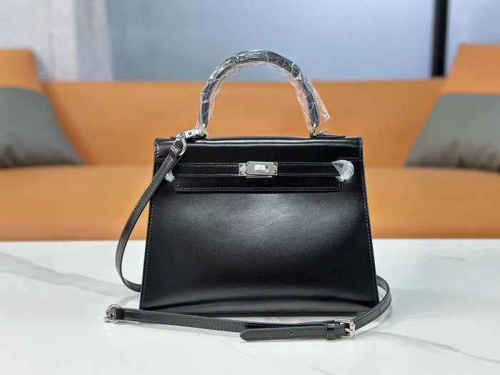 Box Calfskin Leather Bag