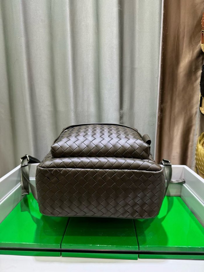  Handwoven Calfskin Leather Backpack