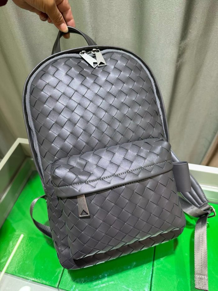  Handwoven Calfskin Leather Backpack