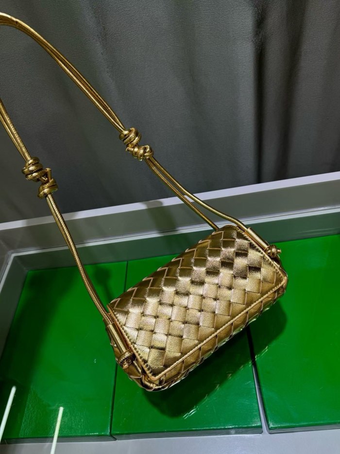 Mini Handwoven Knot Leather Crossbody Bag