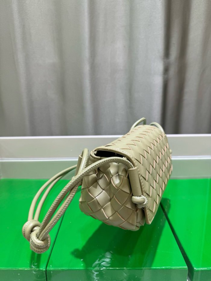 Mini Handwoven Knot Leather Crossbody Bag