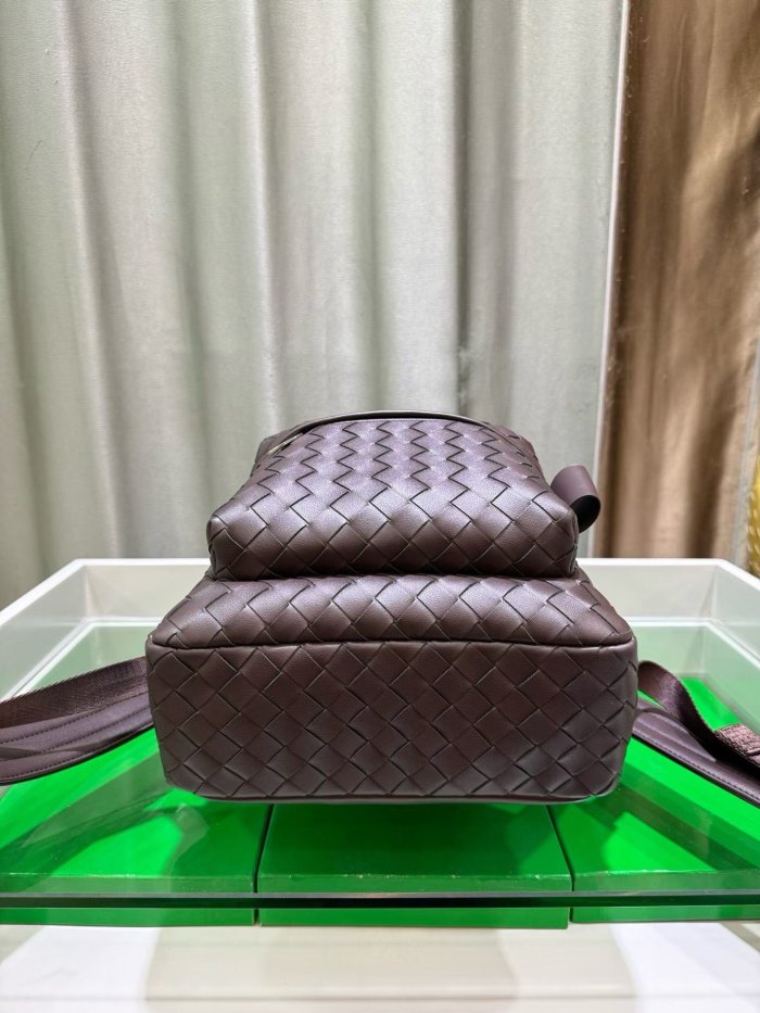 Handwoven Calfskin Leather Backpack