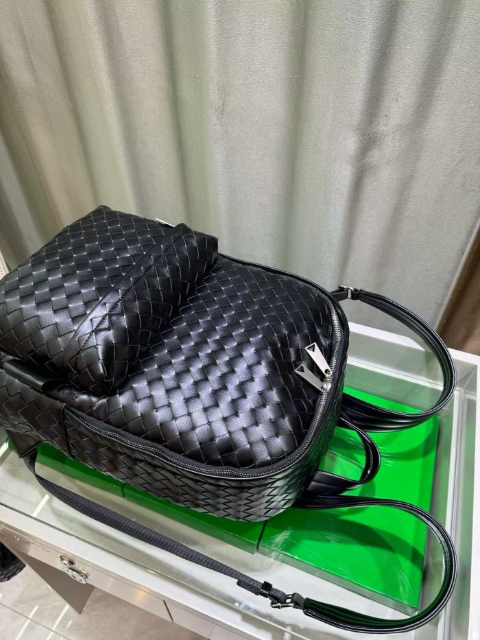  Handwoven Calfskin Leather Backpack