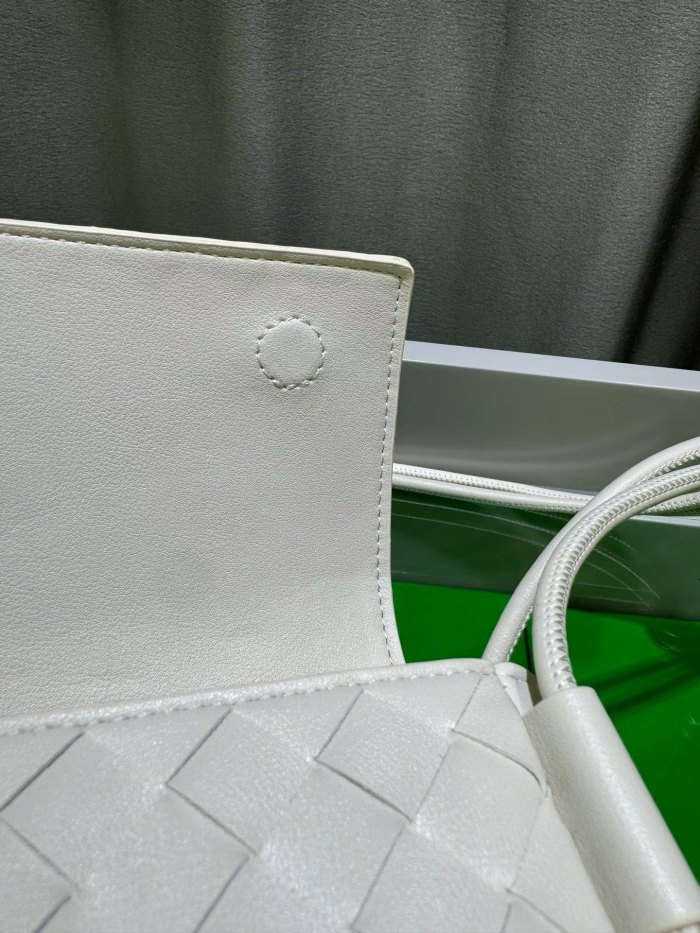 Mini Handwoven Knot Leather Crossbody Bag