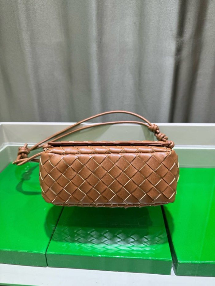 Mini Handwoven Knot Leather Crossbody Bag