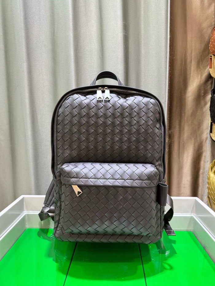  Handwoven Calfskin Leather Backpack
