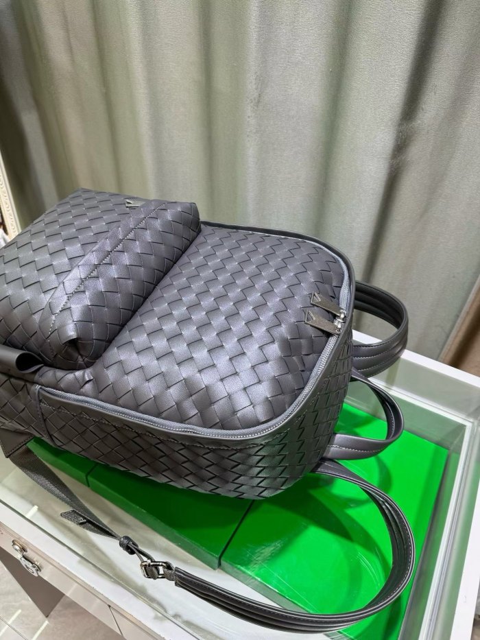 Handwoven Calfskin Leather Backpack