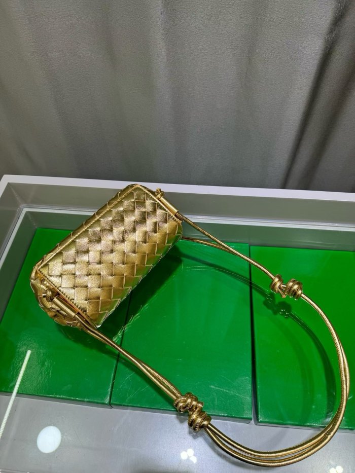 Mini Handwoven Knot Leather Crossbody Bag
