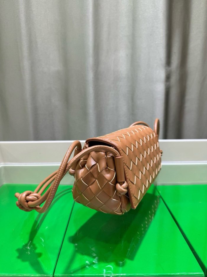 Mini Handwoven Knot Leather Crossbody Bag