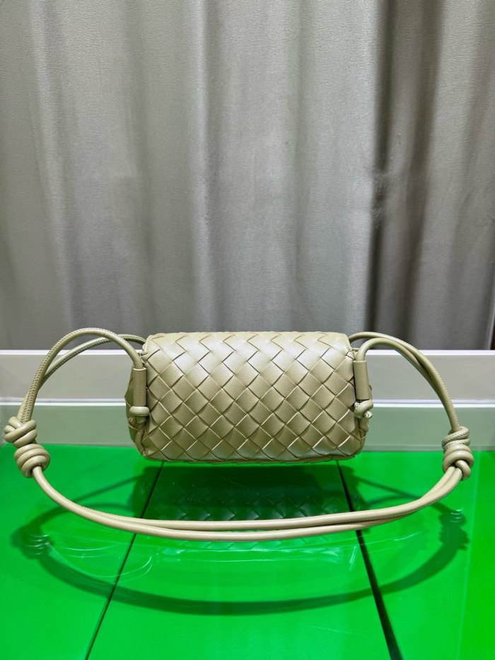 Mini Handwoven Knot Leather Crossbody Bag