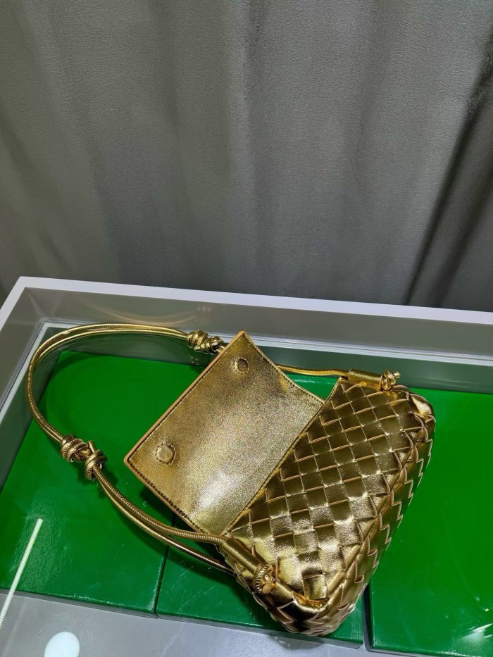 Mini Handwoven Knot Leather Crossbody Bag