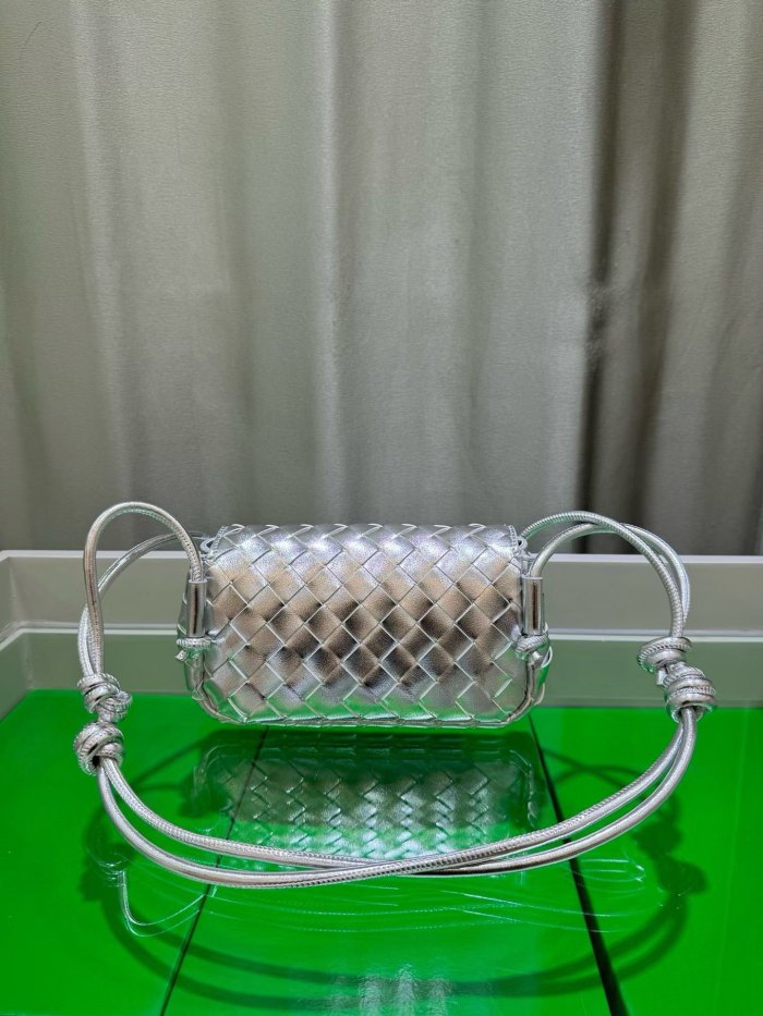 Mini Handwoven Knot Leather Crossbody Bag