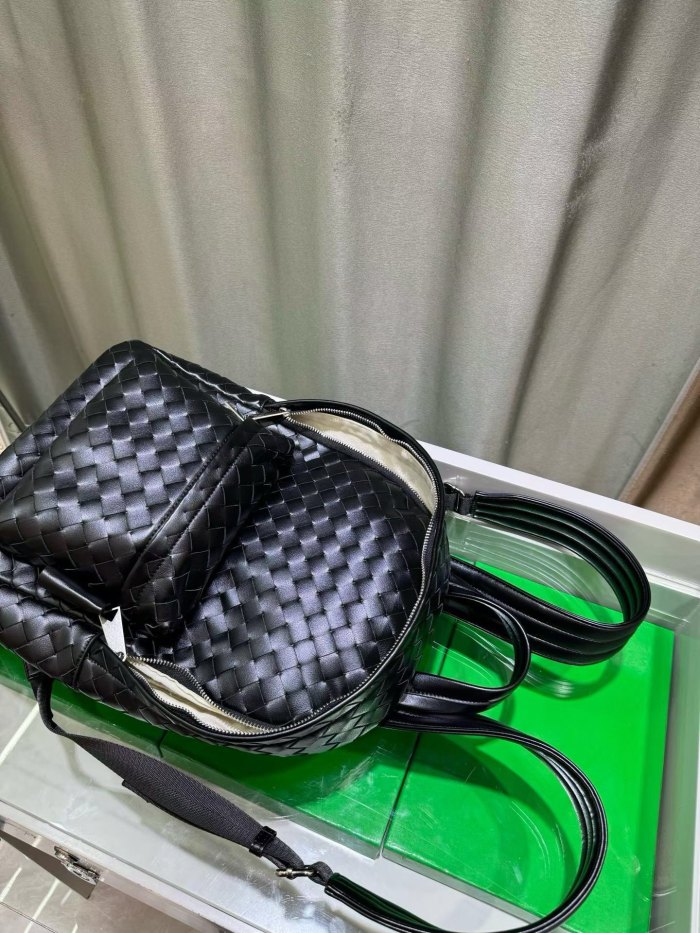 Handwoven Calfskin Leather Backpack