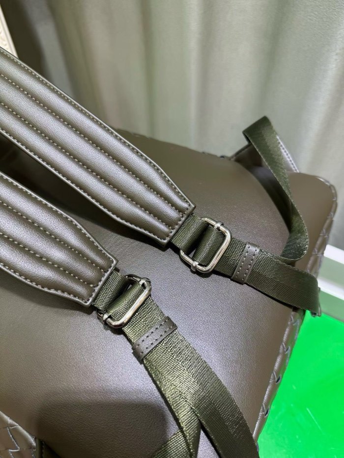  Handwoven Calfskin Leather Backpack