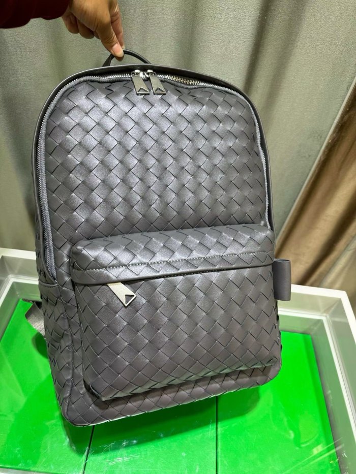  Handwoven Calfskin Leather Backpack