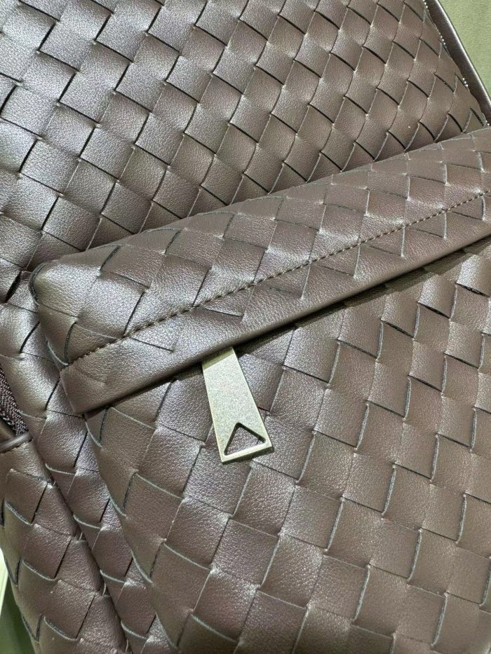  Handwoven Calfskin Leather Backpack