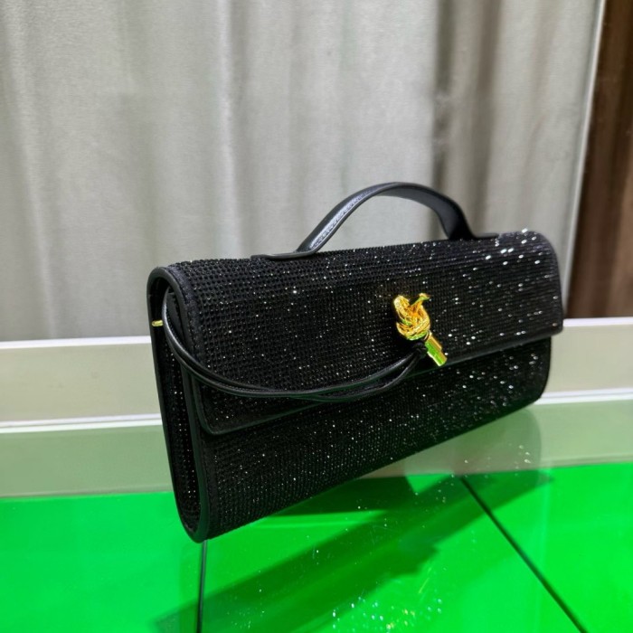 Sparkling Evening Handbag Knot Clutch Bag