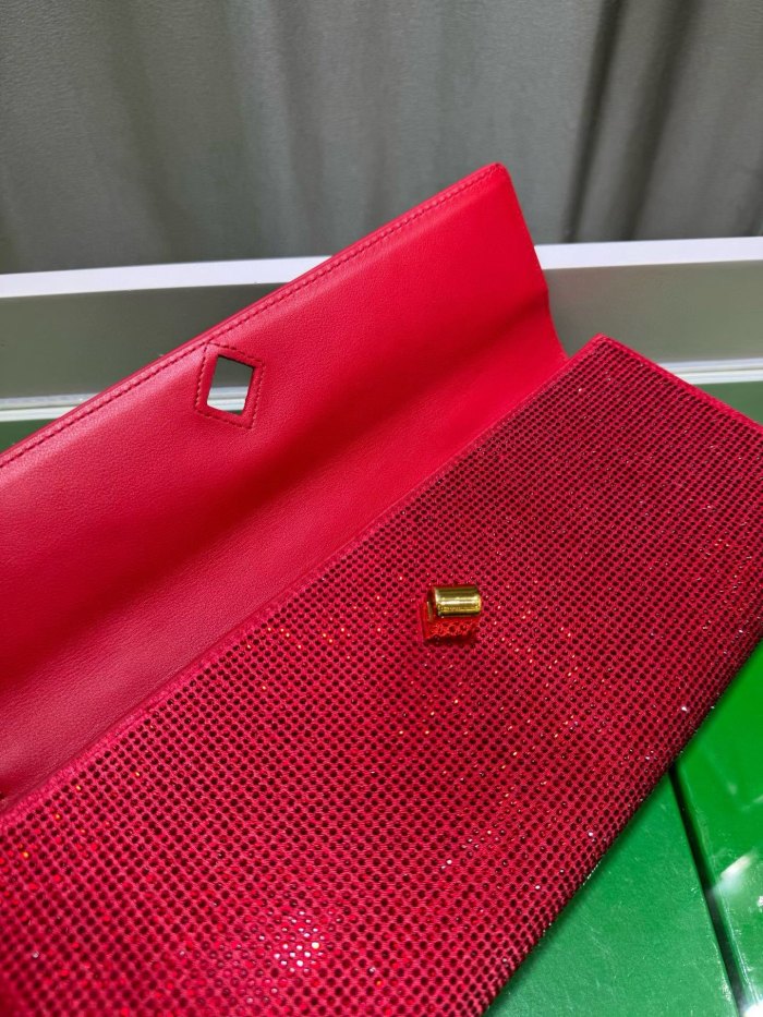 Sparkling Evening Handbag Knot Clutch Bag