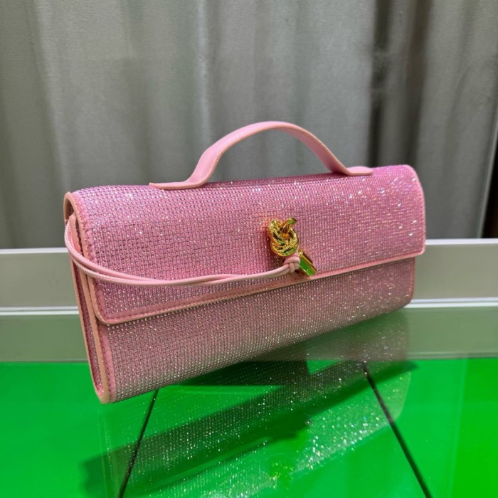 Sparkling Evening Handbag Knot Clutch Bag