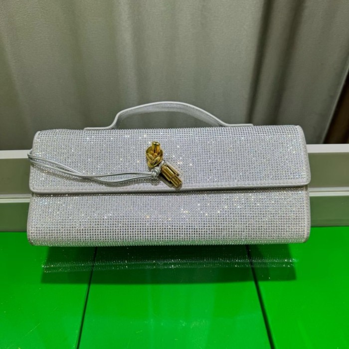 Sparkling Evening Handbag Knot Clutch Bag