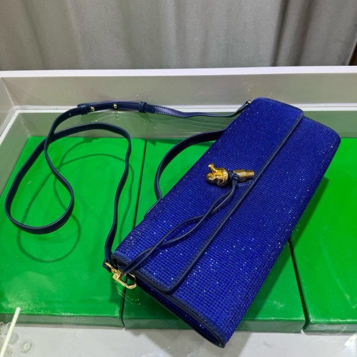 Sparkling Evening Handbag Knot Clutch Bag