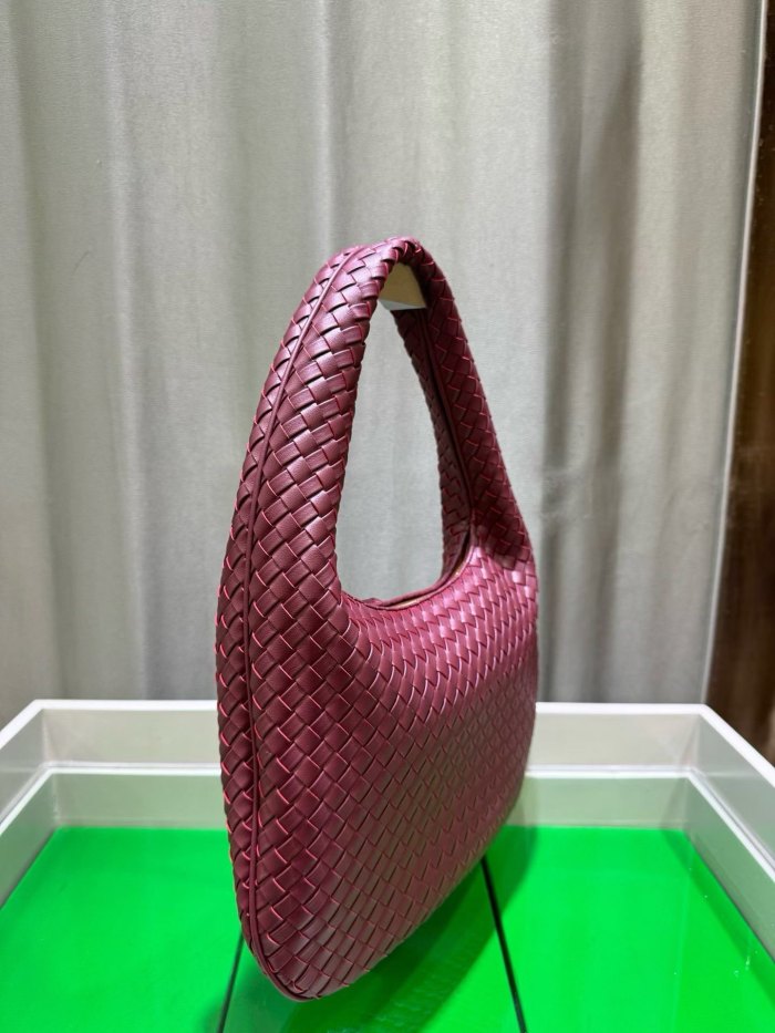 woven Leather Hobo Shoulder Bag