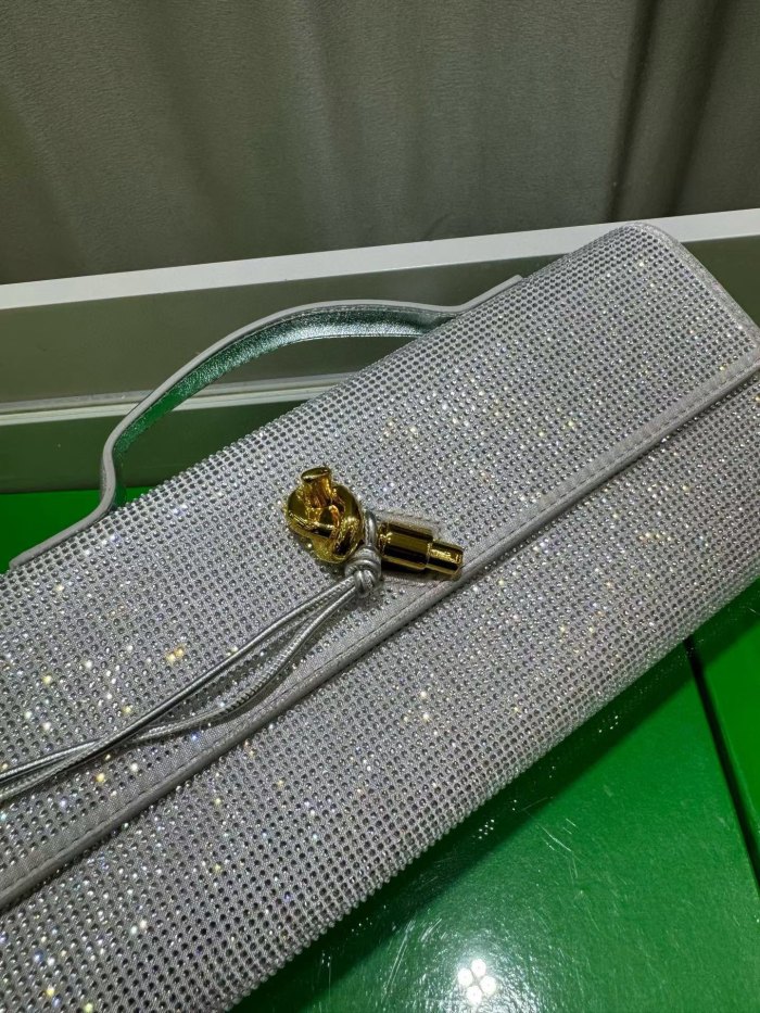 Sparkling Evening Handbag Knot Clutch Bag