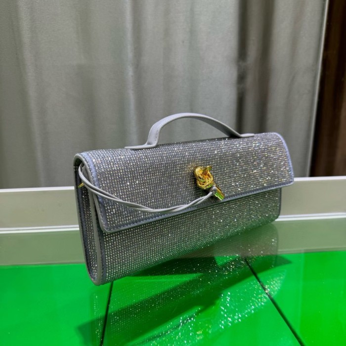 Sparkling Evening Handbag Knot Clutch Bag