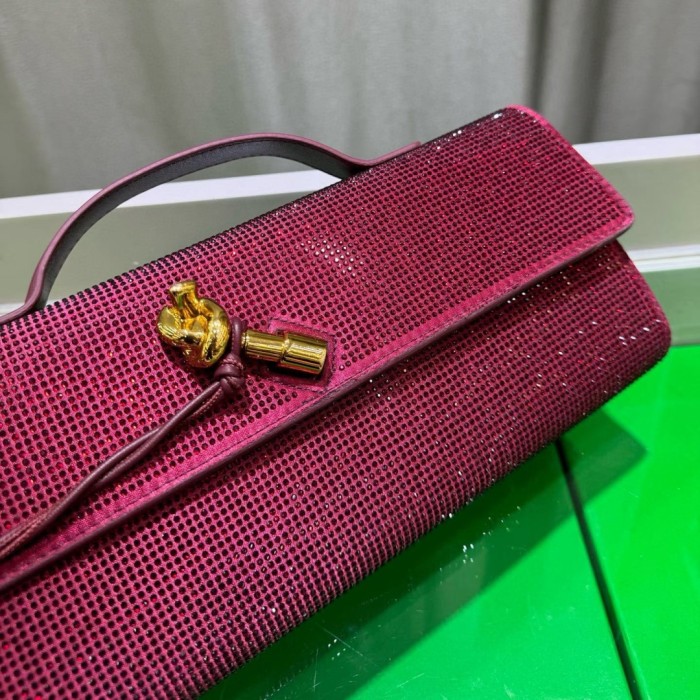 Sparkling Evening Handbag Knot Clutch Bag